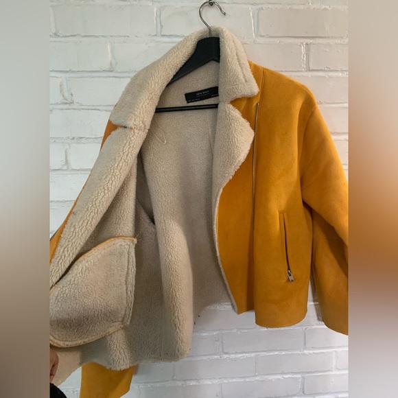 Yellow Zara Basic Jacket - Picture 3 of 4